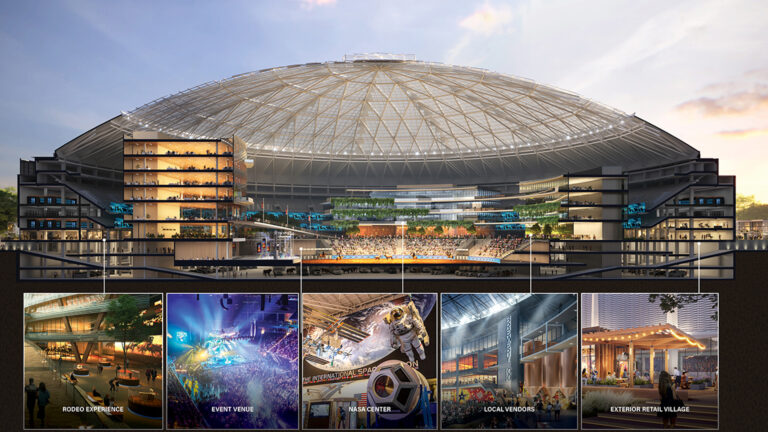 Credit: Astrodome Conservancy | Renderings of Astrodome Conservancy proposal