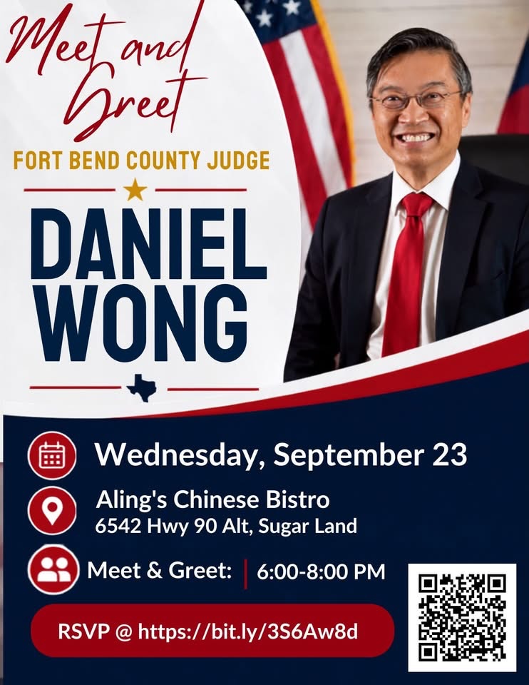 Meet and Greet Fort Bend County Judge Daniel Wong